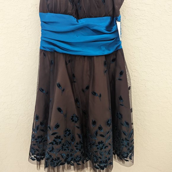 Masquerade Vintage Y2K Formal Prom Dress Tulle Glitter Ball Gown Size 13/14 NWT - Picture 2 of 10